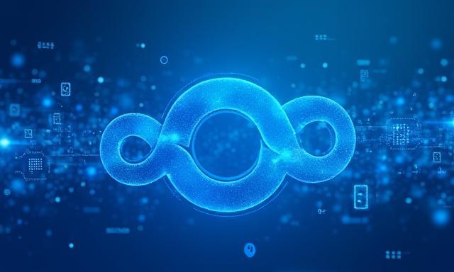 Ilustración de engranajes y datos que representan optimización de procesos empresariales